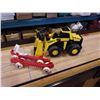 Image 1 : TONKA BULLDOZER AND ROLLERGARD CLIP ON ROLLER SKATES