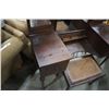 Image 3 : ANTIQUE 2 DRAWER VANITY WITH STOOL