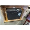 Image 5 : OAK FIREPLACE MANTLE WITH ELECTRIC FIREPLACE