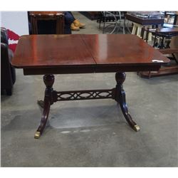 VINTAGE MAHOGANY DINING TABLE