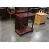 Image 4 : BUHLER FURNITURE MAHOGANY MIRROR HALL STAND - APPX 81 INCHES TALL