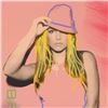 Image 2 : Ringo Daniel Funes (Protege of Andy Warhol's Apprentice, Steve Kaufman), "Brittney" One-of-a-Kind Mi