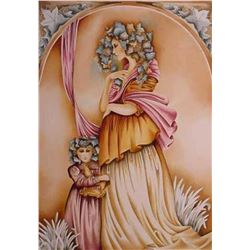 Haya Ran- Original Serigraph  The Nanny 