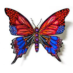 Patricia Govezensky- Original Painting on Cutout Steel "Butterfly CIV"