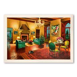 Anatoly Metlan, "Homage to Chagall" Hand Signed Limited Edition Serigraph on Paper with Letter of Au