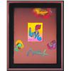 Image 2 : Peter Max- Original Mixed Media "Love Ver. I #24"