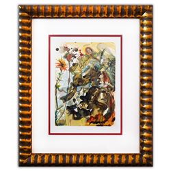 Salvador Dali- Original Color Woodcut on B.F.K. Rives Paper "Paradise 25"