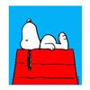 Image 1 : Peanuts, "Take A Moment" Hand Numbered Canvas (40"x44") Limited Edition Fine Art Print with Certific