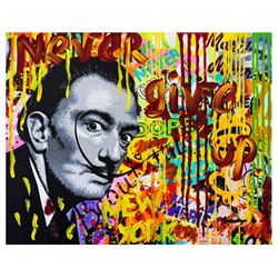 Nastya Rovenskaya- Mixed Media "Dali's Mustache"