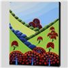 Image 2 : "Autumn Fields Forever" Limited Edition Giclee on Canvas by Larissa Holt, Numbered and Signed. This 