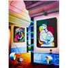 Image 2 : Ferjo- Original Oil on Canvas "Picasso's Room of Beauty"
