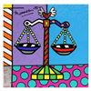 Image 1 : Britto, "Libra" Hand Signed Limited Edition Giclee on Canvas; Authenticated.