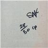 Image 2 : Steve Kaufman (1960-2010), "500 and 1000 Dollar Bills" Hand Signed and Numbered Limited Edition Hand