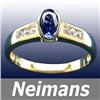 Image 1 : Gem Quality 1.25 ct Sapphire & VS Diamond Ring 14k USGL