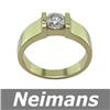 Image 1 : .25 ct Diamond Ring 14kt Gold USGL CERTIFIED