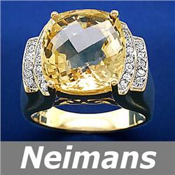 Vintage 2.75 ct Blue Sapphire Ring 14kt Gold