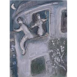 MARC CHAGALL-Hand Signed Lithograph