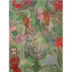 MARC CHAGALL Hand Signed Litho