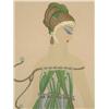 Image 4 : ERTE Signed Lithograph Russian Dress