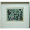 Image 2 : JOAN MIRO Signed Color Etching Cubism