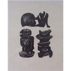 HENRY MOORE Lithograph British Art