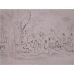 JULES PASCIN Signed Etching French