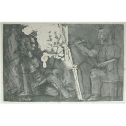 PABLO PICASSO H.Signed Etching Aquatint