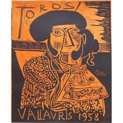 PABLO PICASSO Hand Signed Linocut