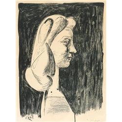 P.PICASSO Sig Lithograph Francoise