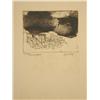 Image 1 : JEAN SIGNOVERT Signed Etching Abstract