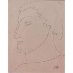 ANDRE DERAIN Sig Drawing Fauvism