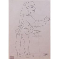 ANDRE DERAIN Sig Drawing Fauvism