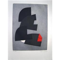 HANS RICHTER HS Etching German Abstract