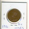 Image 7 : 1916 Large Cent 3 Sets of Die Cracks