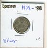 Image 1 : 1908 - 1998 Matted Finish SILVER