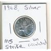 Image 1 : 1968  Twenty Five Cents SILVER Scarce