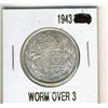 Image 1 : 1943  Fifty Cents Worm over 3