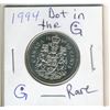 Image 3 : 1994 Fifty Cents, Dot in the G