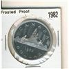 Image 1 : 1982 Dollar Coin Frosted Proof