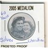 Image 1 : 2005 60 Year Liberation Medallion SILVER