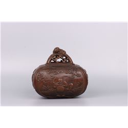 Agarwood Figure Story Censer
