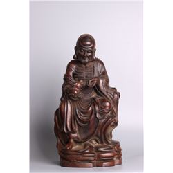 Agarwood Beast Arhat Ornament