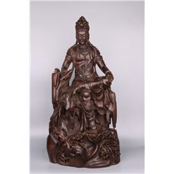 Agarwood Guanyin Statue