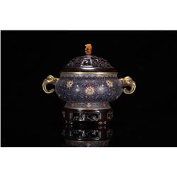 Gilt Bronze Cloisonne Censer
