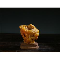 Tianhuang Stone Landscape Figure Story Brush Washer Ornament