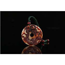 Hetian Jade Dragon Disc