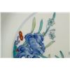 Image 4 : Blue and White Clashing Color Floral Pattern Plate, Daqing-Yongzheng-Nianzhi Mark