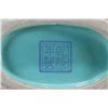 Image 9 : Guan Kiln Yellow Glazed Famille Rose Landscape and Figure Moon Flask Vase, Qianlong-Nianzhi Mark