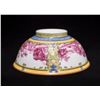Image 8 : A Porcelain Yellow Glazed Enameled Landscape Bowl