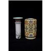 Image 2 : A Porcelain Yellow Glazed Enameled Vase